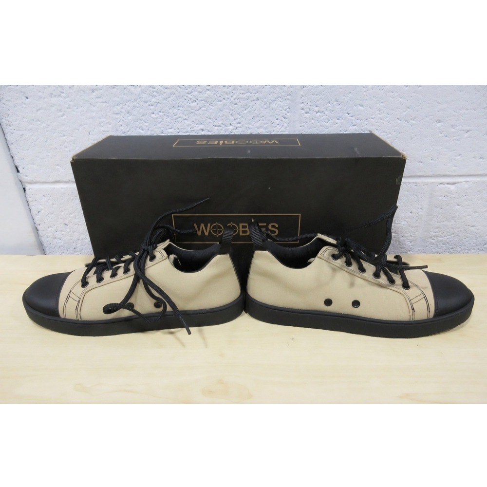 Woobies MOD-1 Sahara Tactical Sneakers Mens 5 Womens 6.5 Tan Black Low Top Shoes